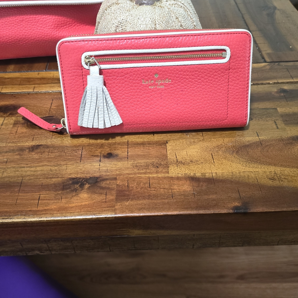 Kate Spade Red Handbag and Wallet Set - Picture 4 of 5